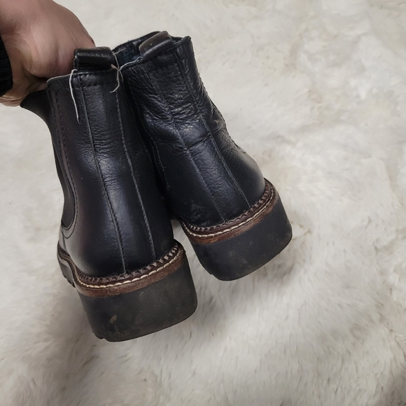 SIZE 6.5 - CASLON MILLER CHELSEA BOOT BLACK Waterproof Nordstrom Chunky … - Picture 5 of 8